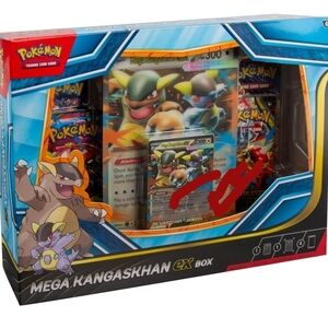 Pokemon Mega Kangaskhan EX Box with Multicolor Design